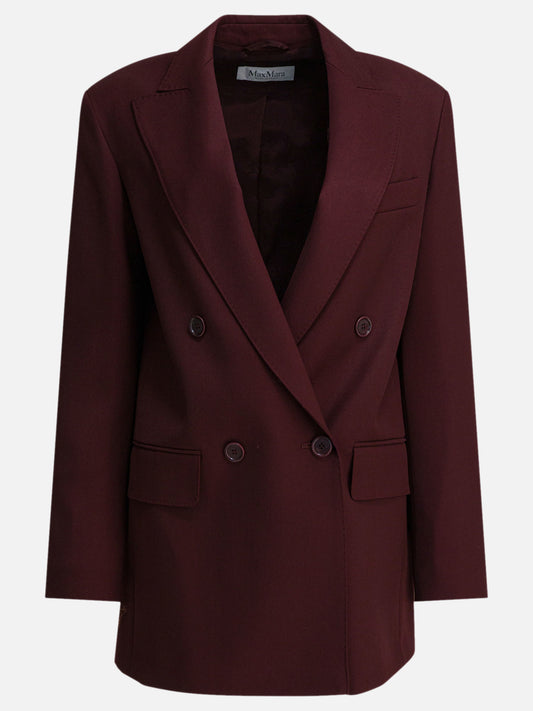 Blazer Solid colour  Bordeaux - Max Mara Donna | PLP | VIETTI Online Store 
