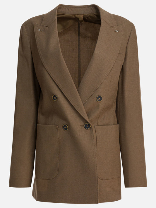Blazer Solid colour  Marrone - Max Mara Donna | PLP | VIETTI Online Store 
