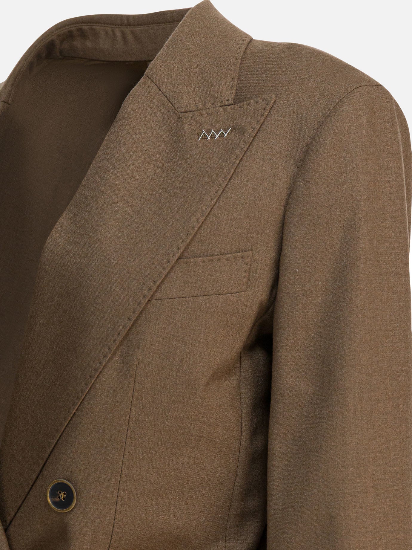 Blazer Solid colour  Marrone - Max Mara Donna | PDP | VIETTI Online Store | thumbnail_4