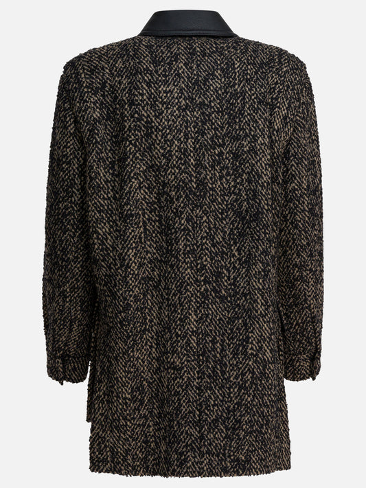 Cappotti corti Tweed  Marrone - Max Mara Donna | VIETTI Online Store | 2
