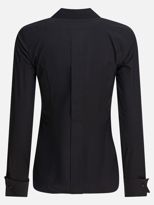 Max Mara Cotton shirt 16035085_38 Black 2