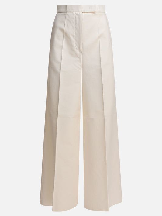 Max Mara Wide leg trousers 10637674_38 White 1
