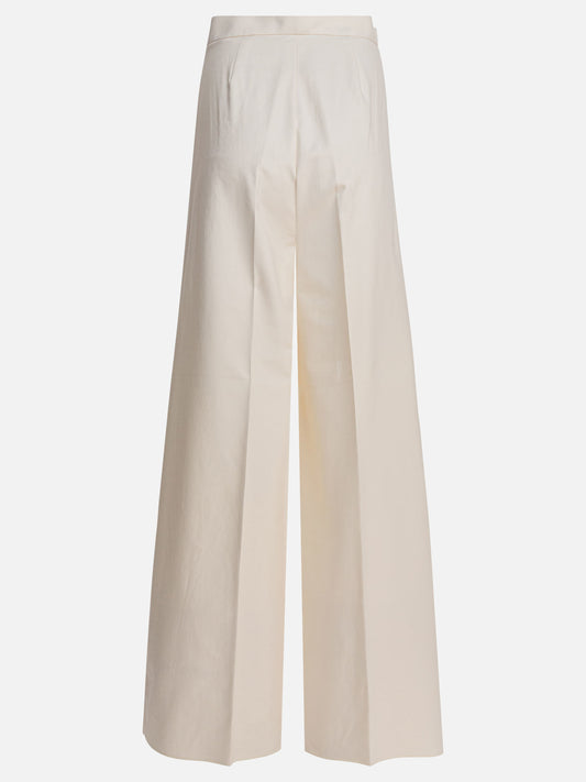 Max Mara Wide leg trousers 10637674_38 White 2
