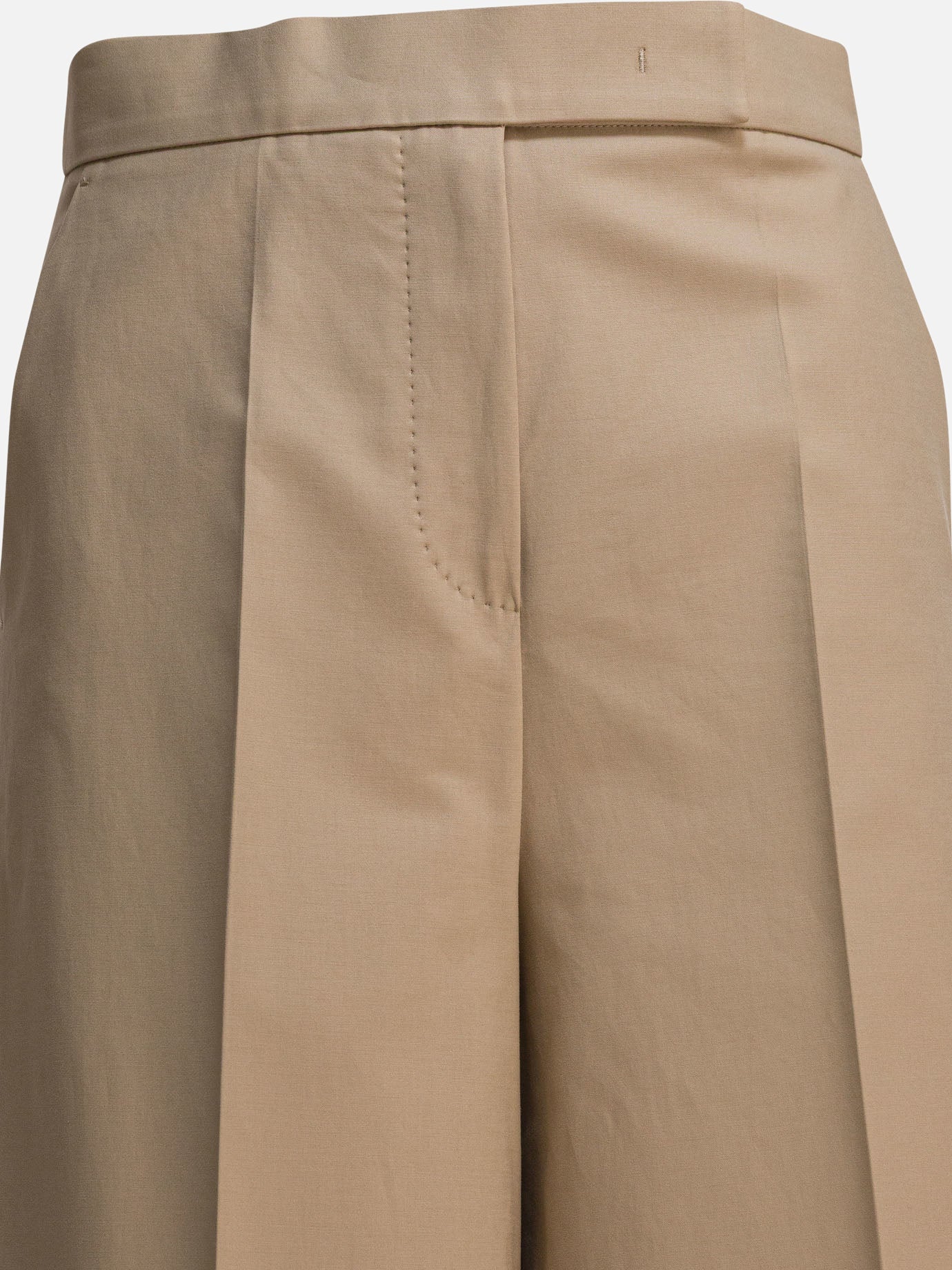 Leisure trousers Solid colour  Beige - Max Mara Women | PDP | VIETTI Online Store | thumbnail_3
