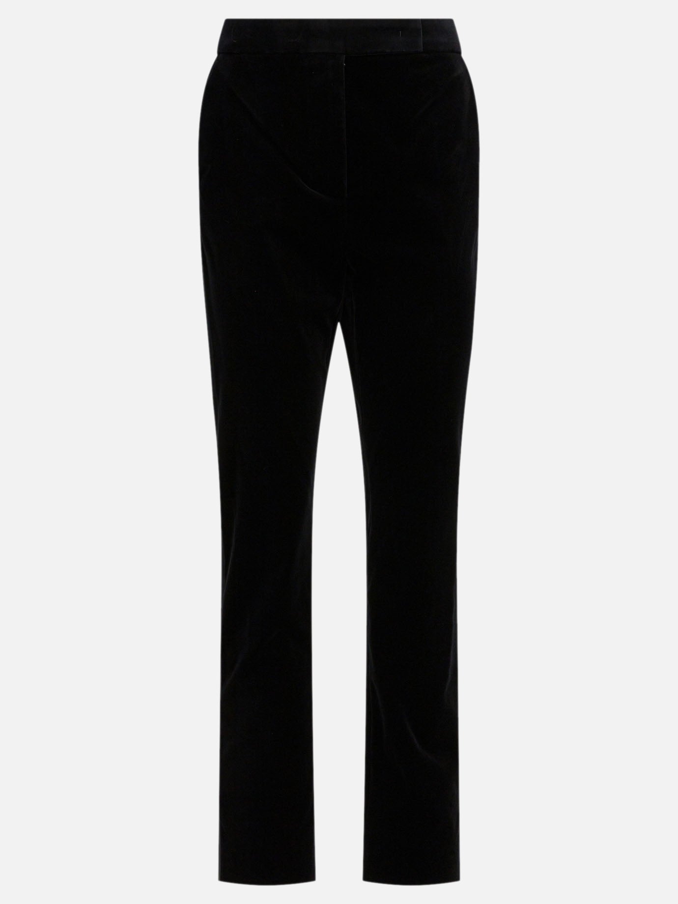 Pantaloni sartoriali Solid colour  Nero - Max Mara Donna | PDP | VIETTI Online Store | thumbnail