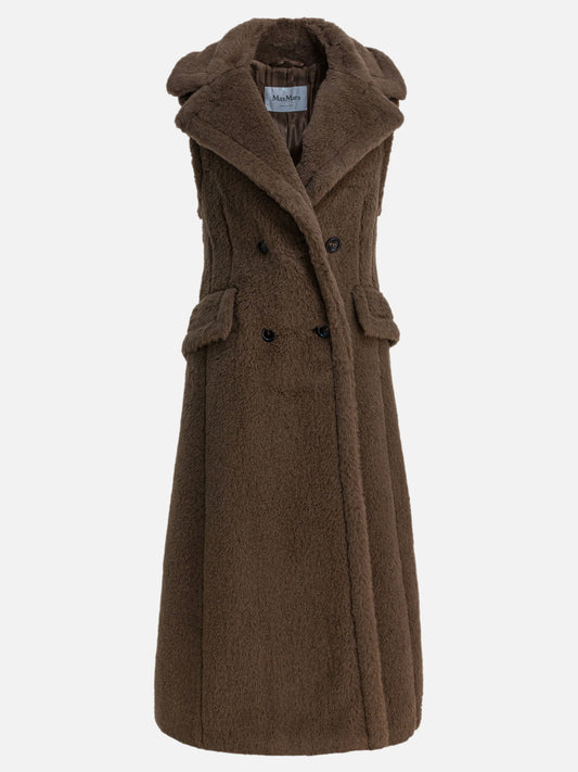 Giacche smanicate Solid colour  Marrone - Max Mara Donna | VIETTI Online Store 
