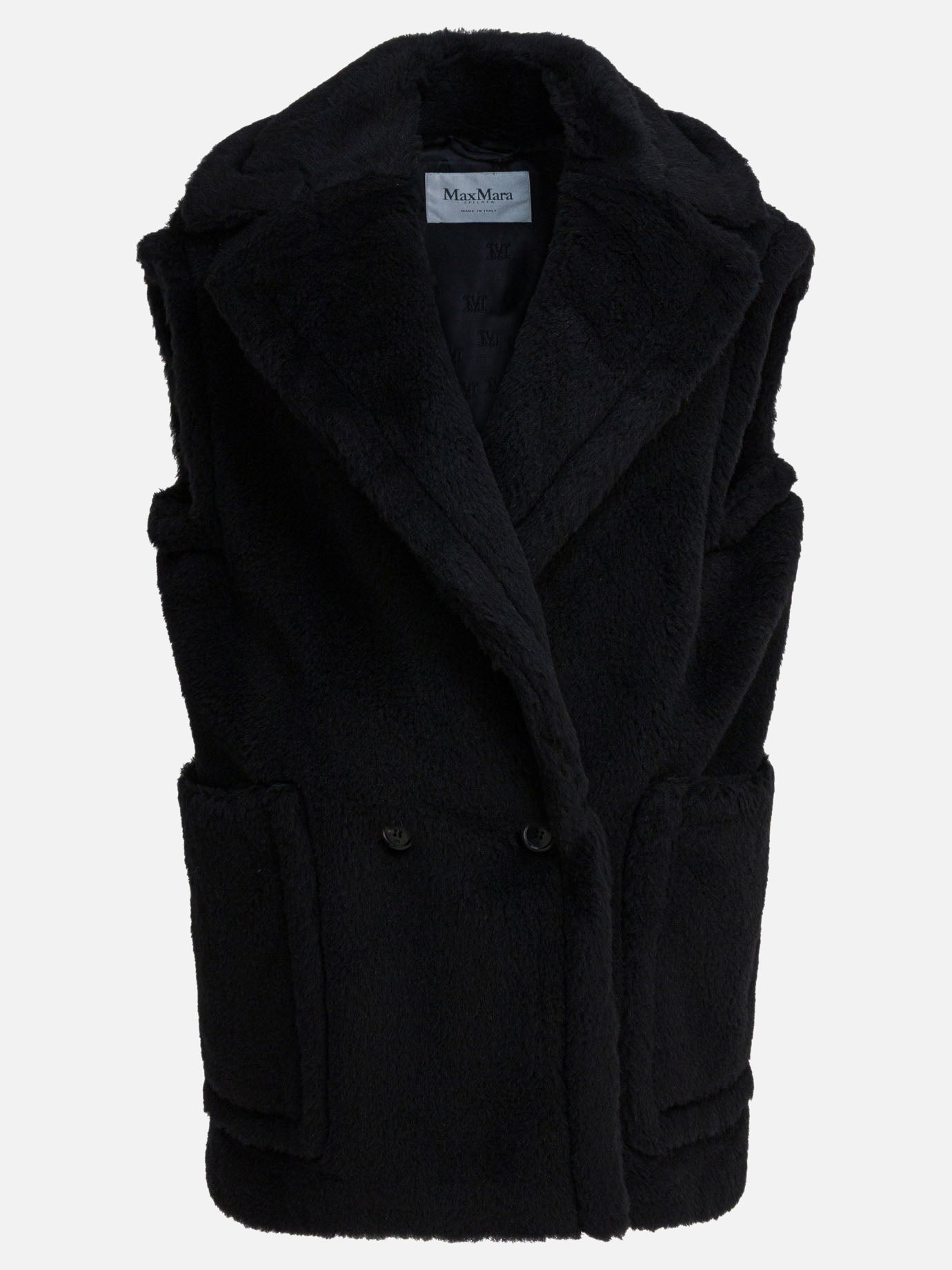 Giacche smanicate Solid colour  Nero - Max Mara Donna | PDP | VIETTI Online Store | Zoom-Modal
