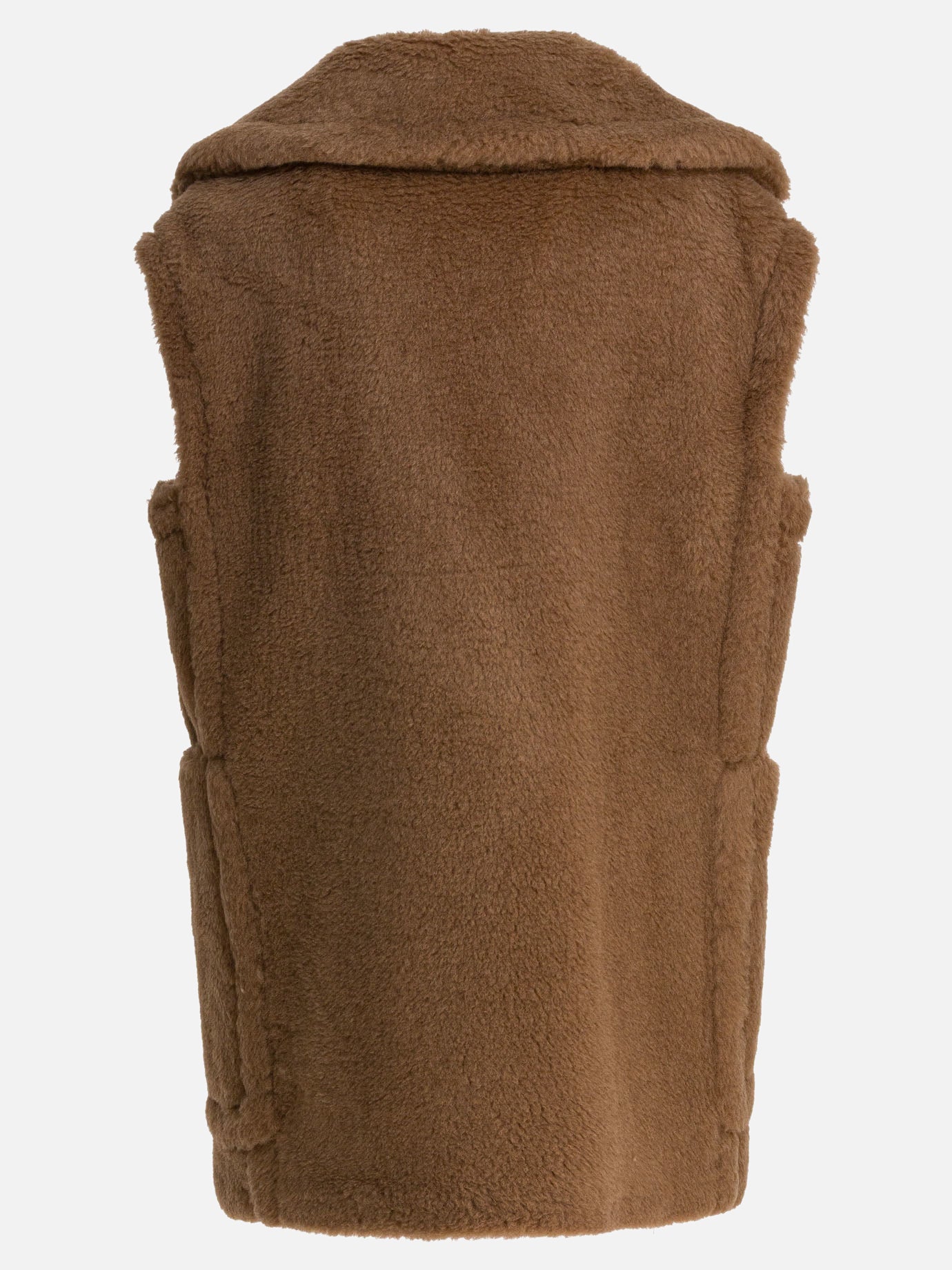 Giacche smanicate Solid colour  Marrone - Max Mara Donna | PDP | VIETTI Online Store | thumbnail_2