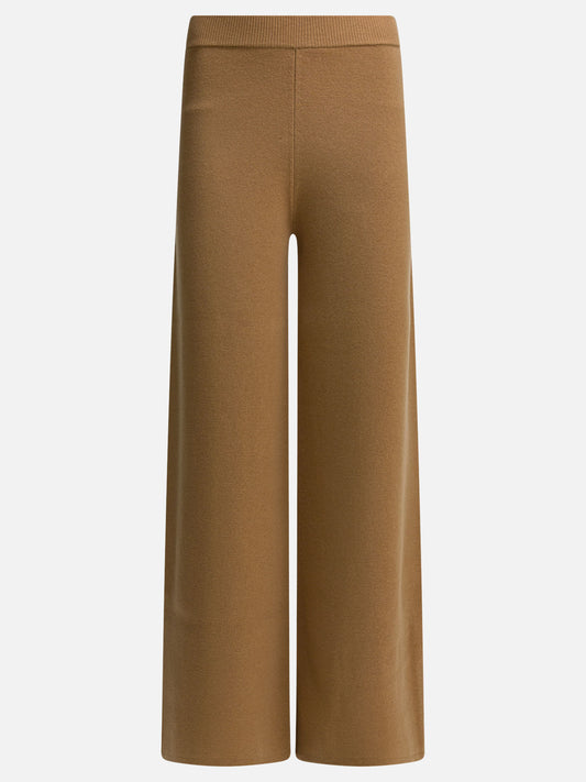 Max Mara Casual wool pants Brown

