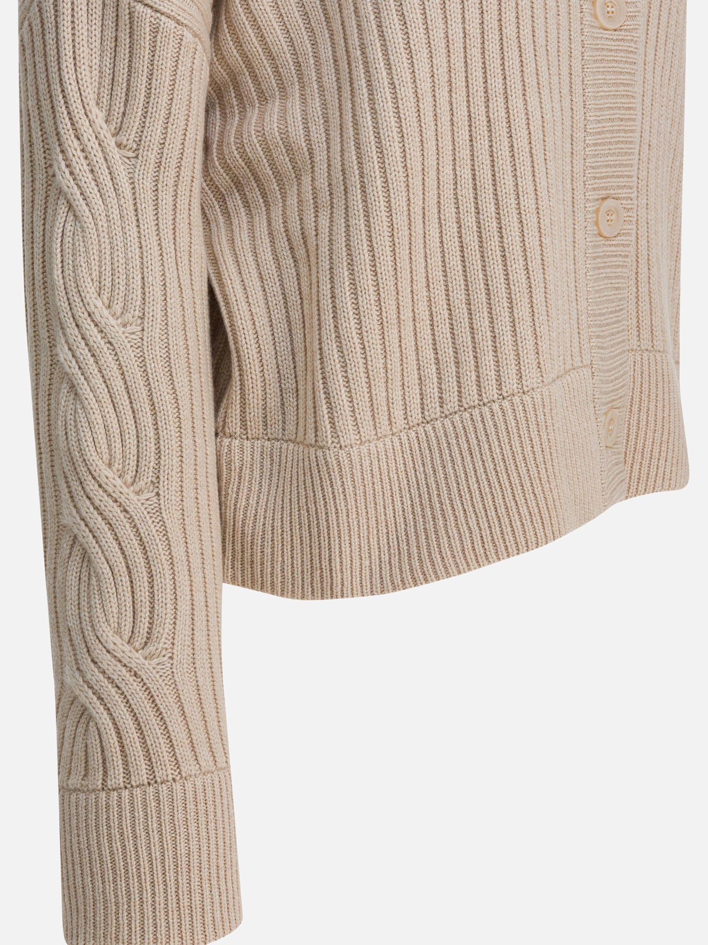 Cardigan Solid colour  Beige - Max Mara Donna | PDP | VIETTI Online Store | Zoom-Modal_4
