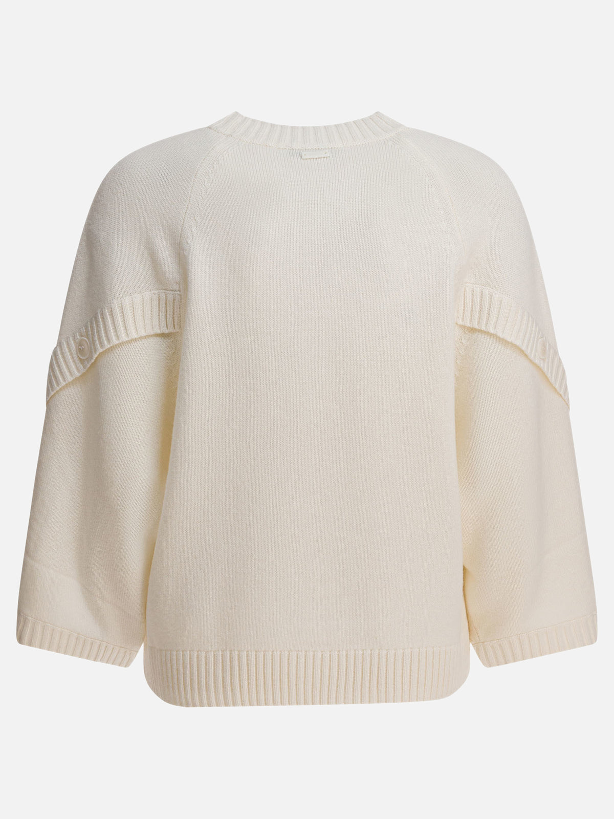 Max Mara Wool and cashmere over sweater White - VIETTI