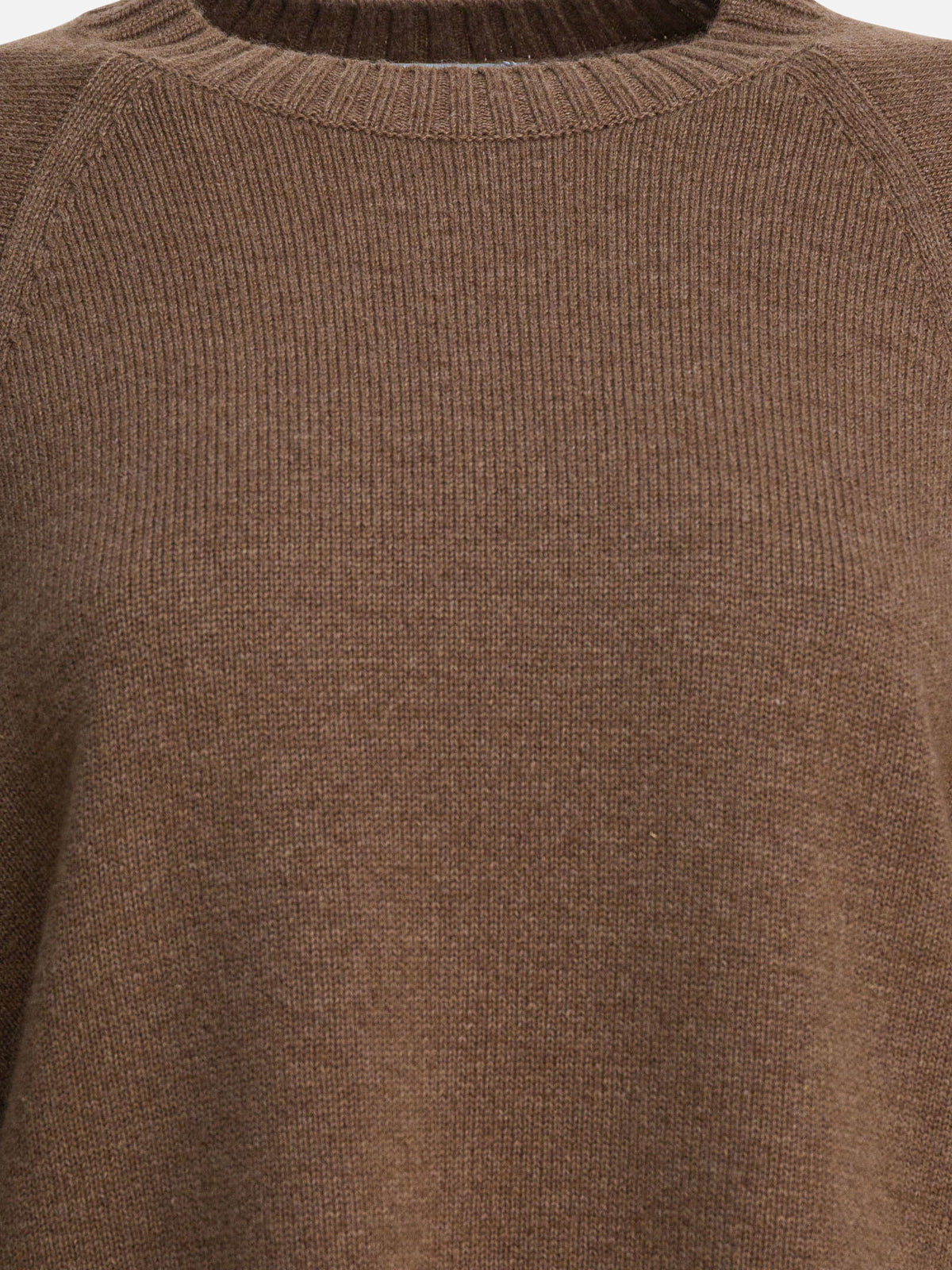 Max Mara Wool and cashmere over sweater Brown