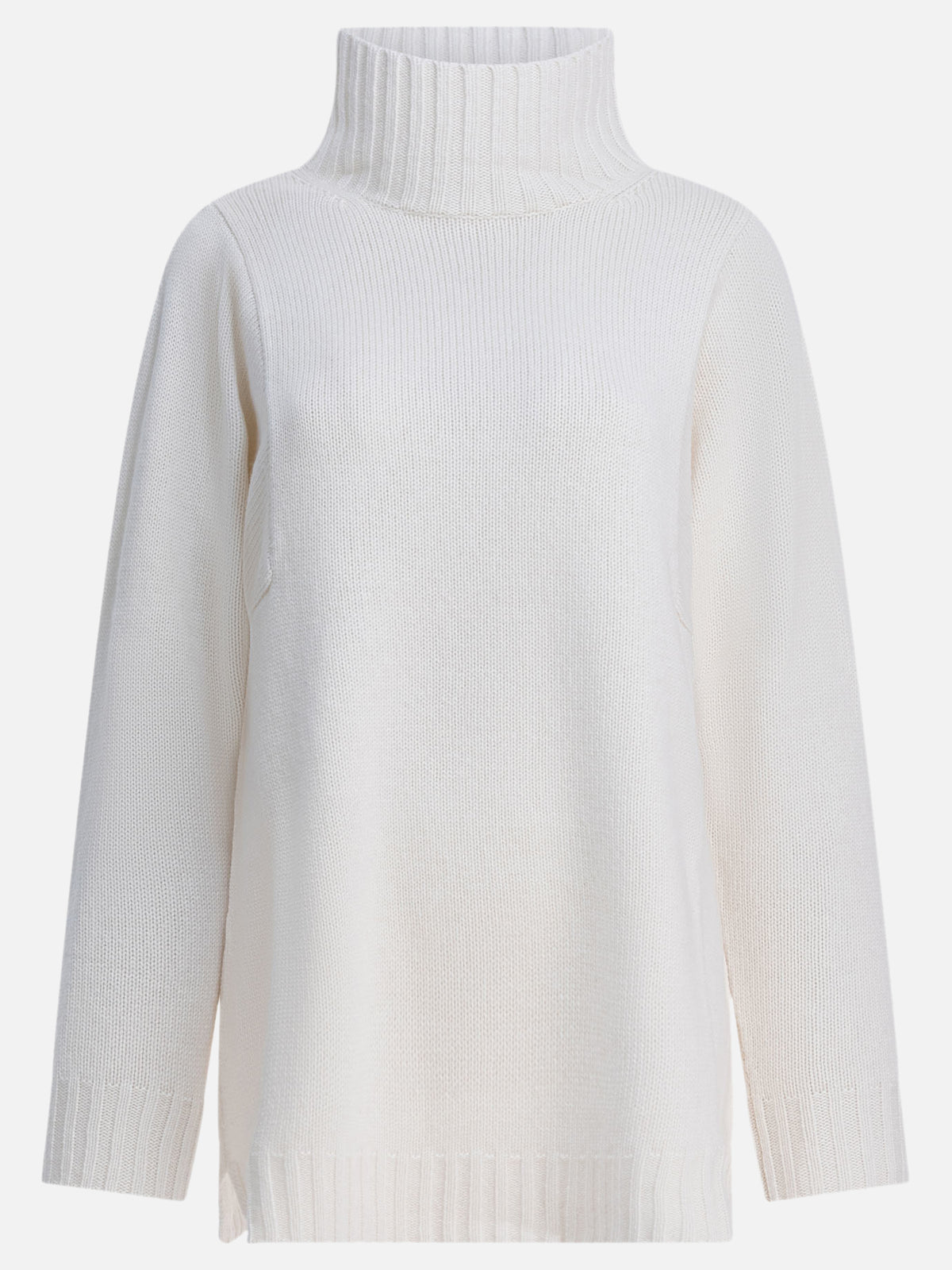 Max Mara Cashmere turtleneck sweater White