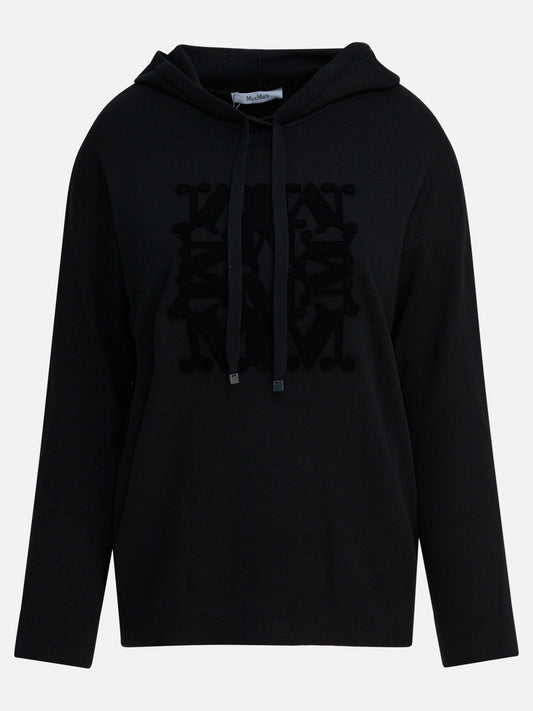 Maglioni con cappuccio Solid colour  Nero - Max Mara Donna | VIETTI Online Store 
