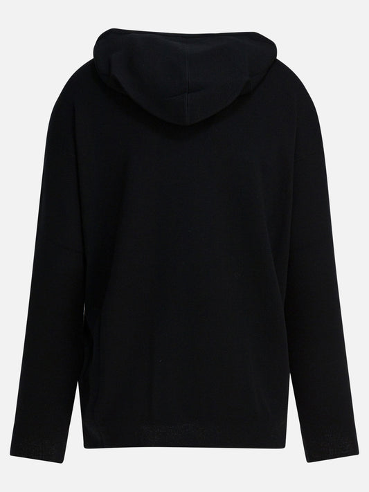 Maglioni con cappuccio Solid colour  Nero - Max Mara Donna | VIETTI Online Store | 2
