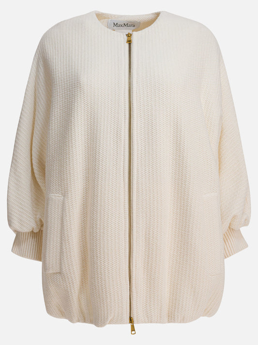 Max Mara Wool and cashmere jacket 14857796_38 White 1