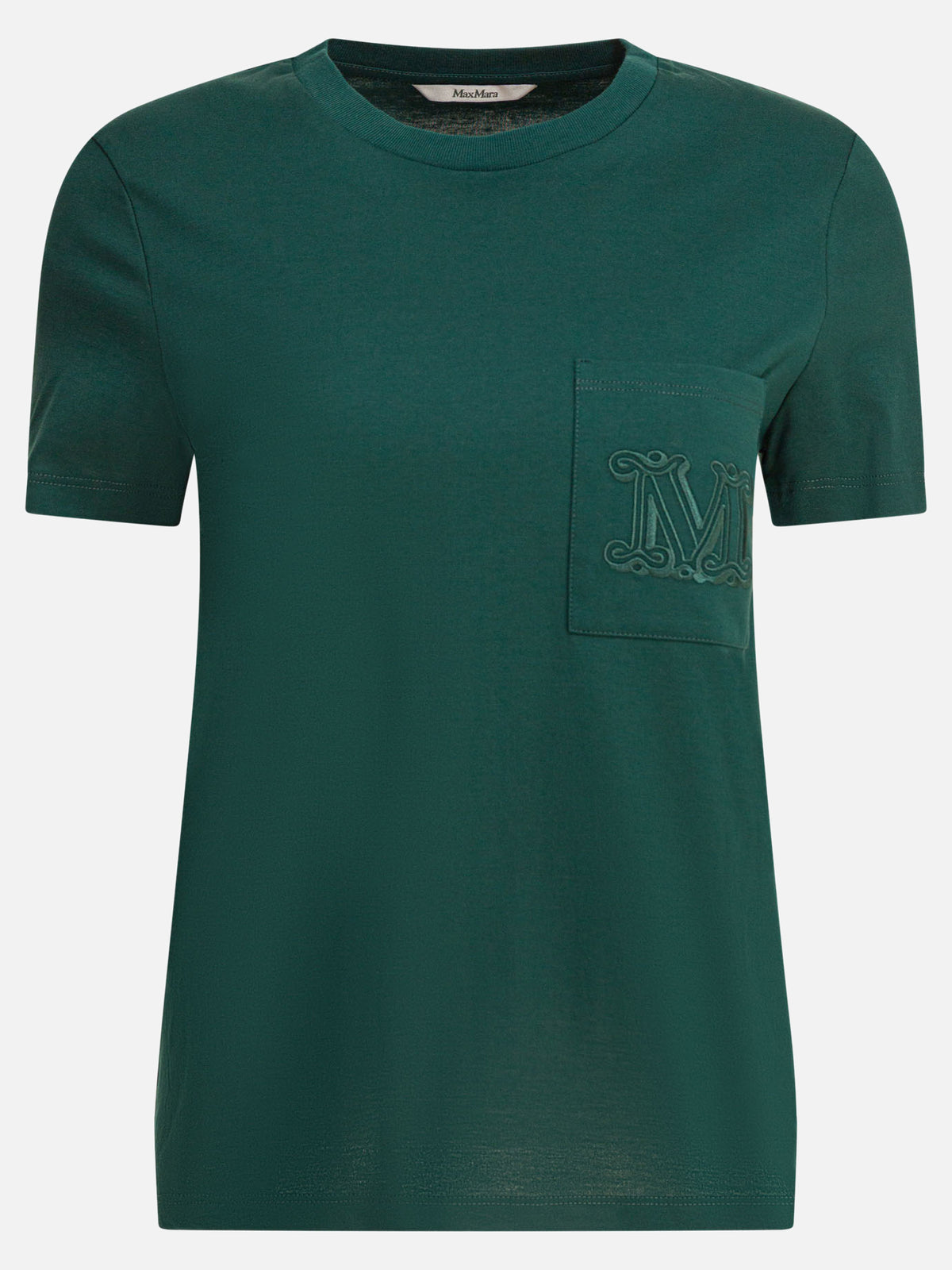 Max Mara Cotton jersey T-shirt Green