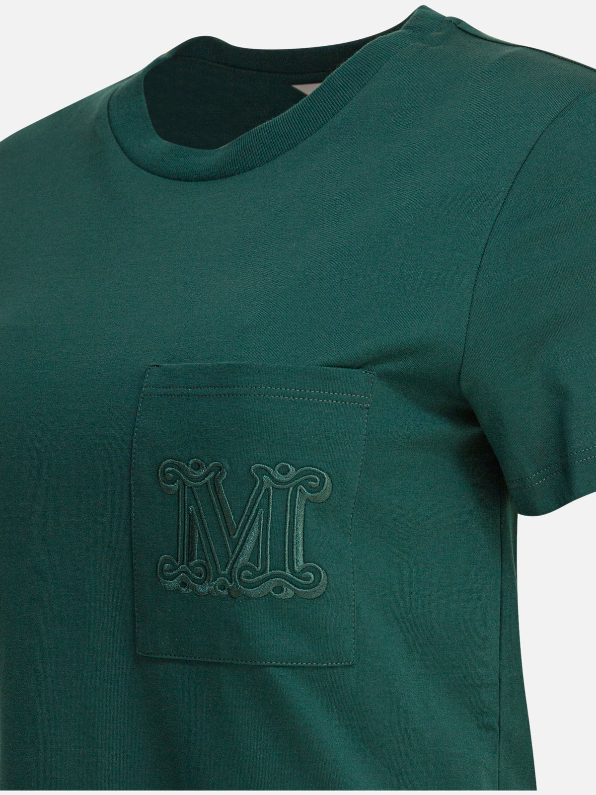 Max Mara Cotton jersey T-shirt Green - VIETTI