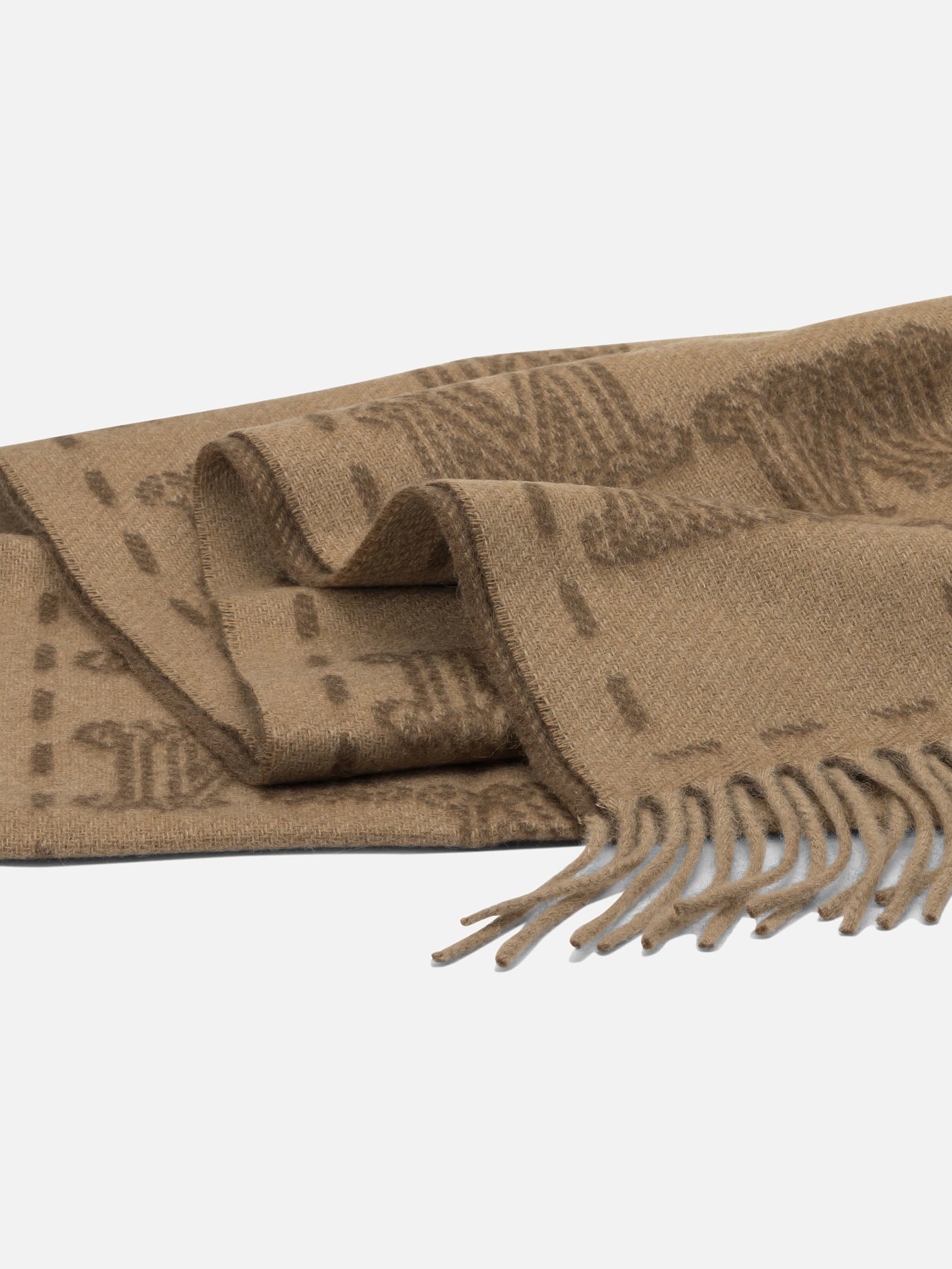 Sciarpe con frange 100% cashmere  Marrone - Max Mara Donna | PDP | VIETTI Online Store | Zoom-Modal_2
