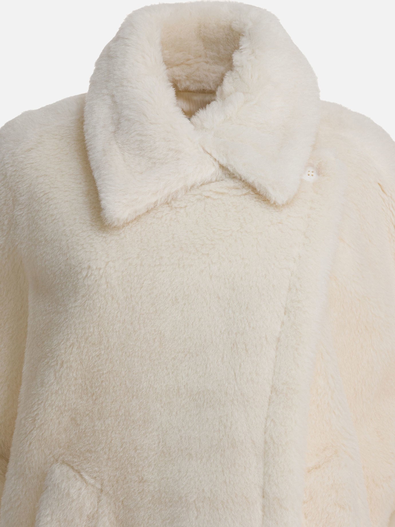 Mantelle Solid colour  Bianco - Max Mara Donna | PDP | VIETTI Online Store | thumbnail_3