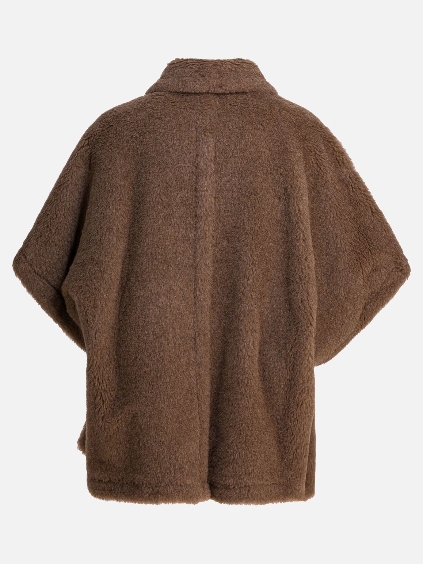 Max Mara Alpaca and wool cape Brown - Women | VIETTI Online Store