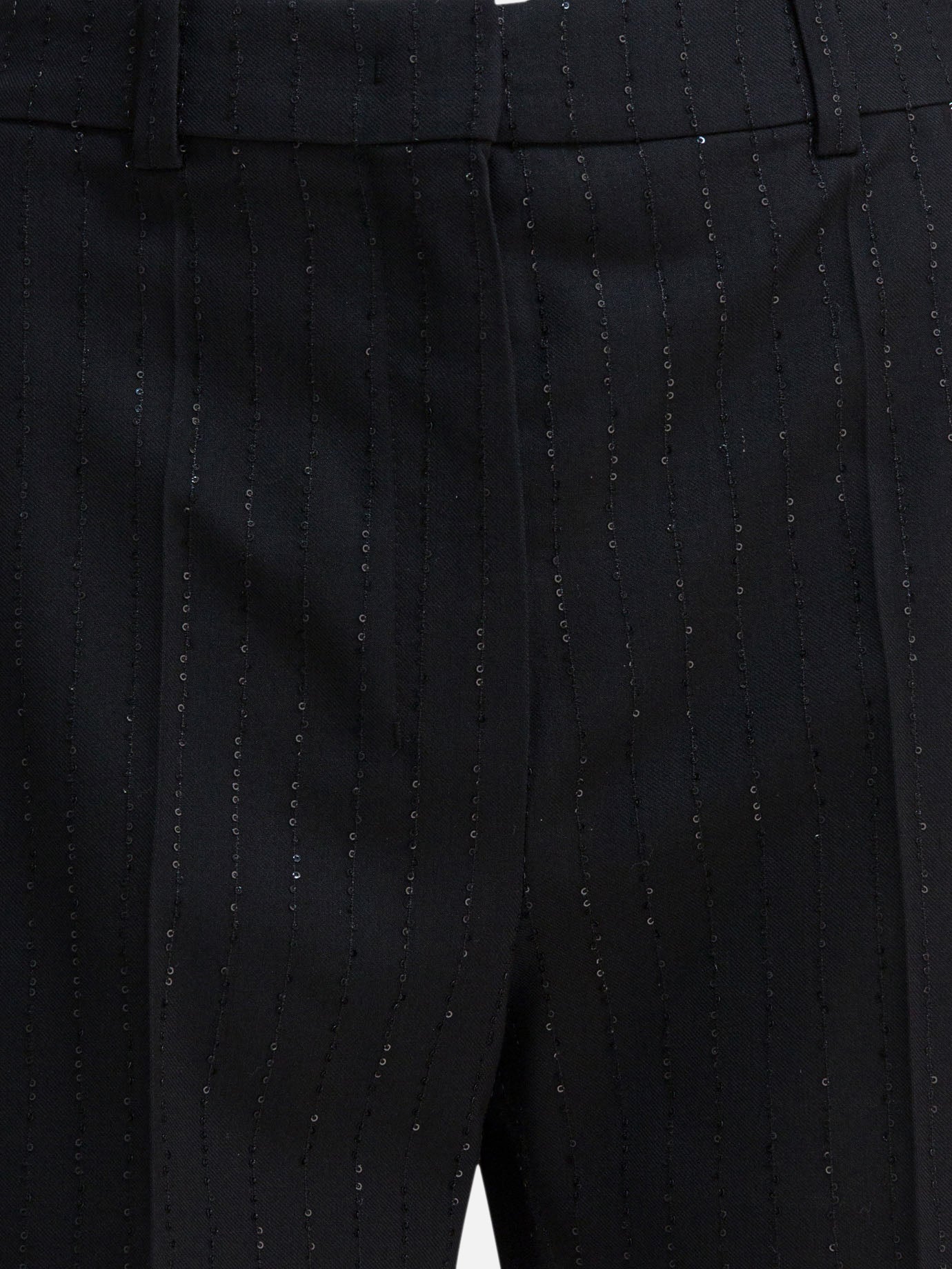 Five pockets shorts Striped  Black - Max Mara Pianoforte Women | PDP | VIETTI Online Store | thumbnail_3