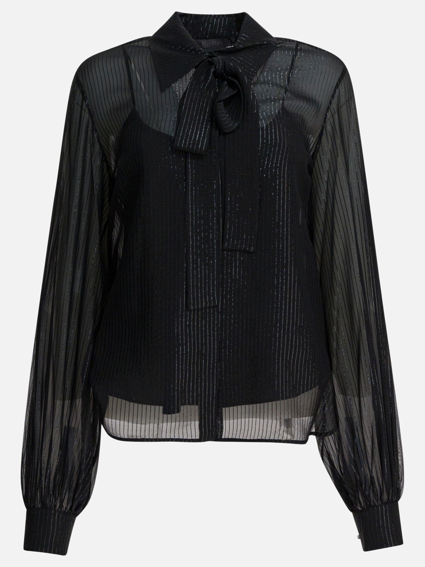 Casual shirts Striped  Black - Max Mara Pianoforte Women | PDP | VIETTI Online Store | Zoom-Modal
