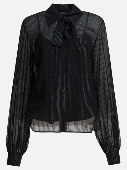 Casual shirts Striped  Black - Max Mara Pianoforte Women | PLP | VIETTI Online Store 
