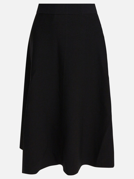 Gonne midi Solid colour  Nero - Max Mara Pure Donna | PLP | VIETTI Online Store 
