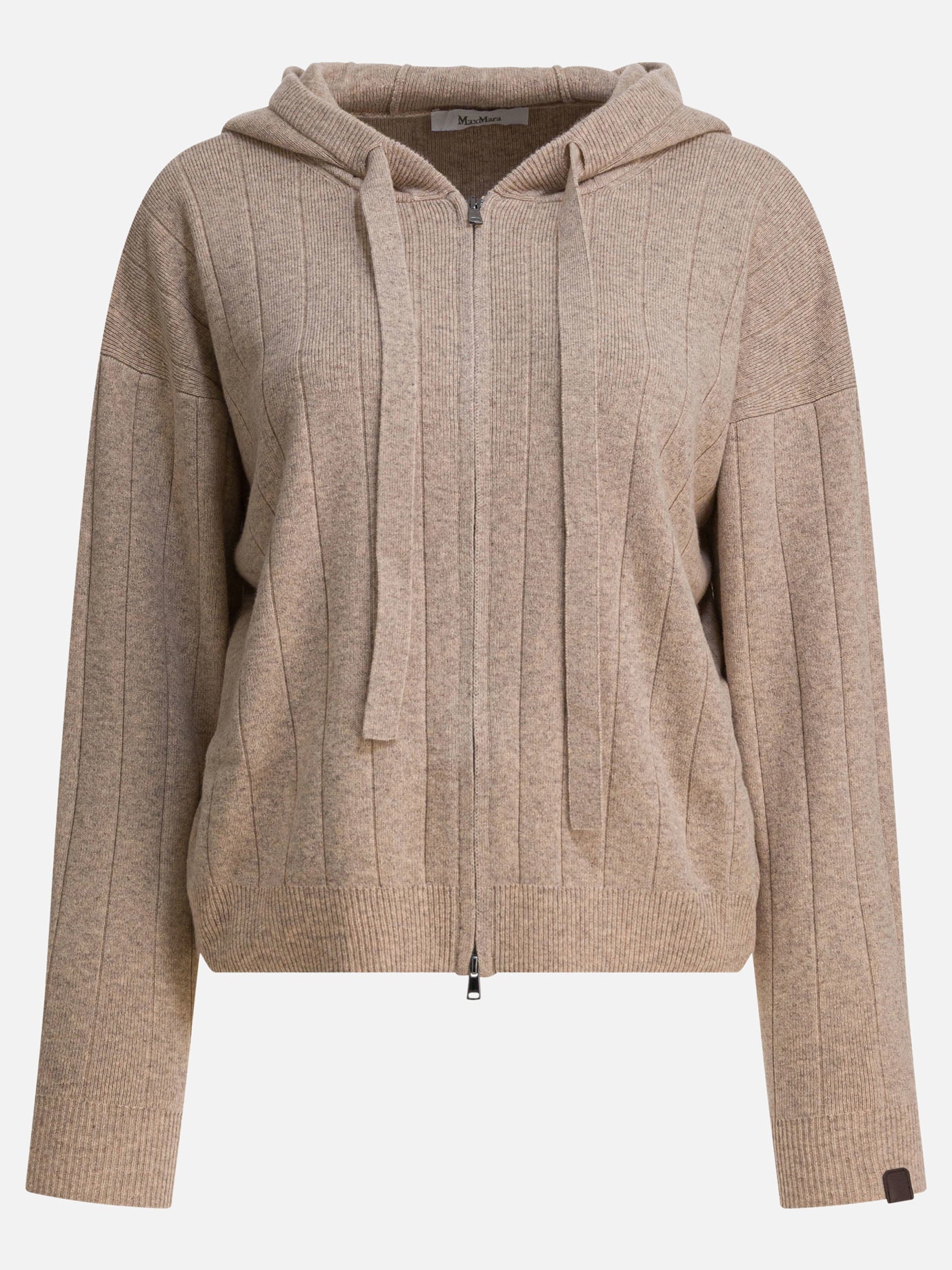 Maglioni con zip Solid colour  Beige - Max Mara Pure Donna | PDP | VIETTI Online Store | Zoom-Modal
