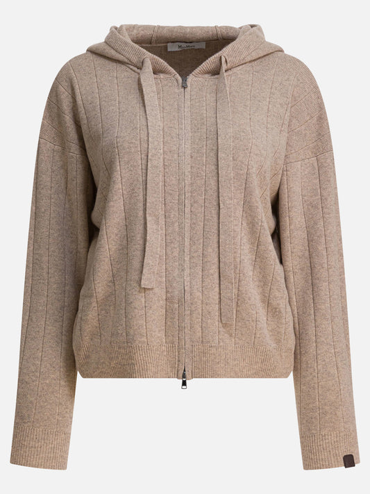 Maglioni con zip Solid colour  Beige - Max Mara Pure Donna | PDP | VIETTI Online Store 
