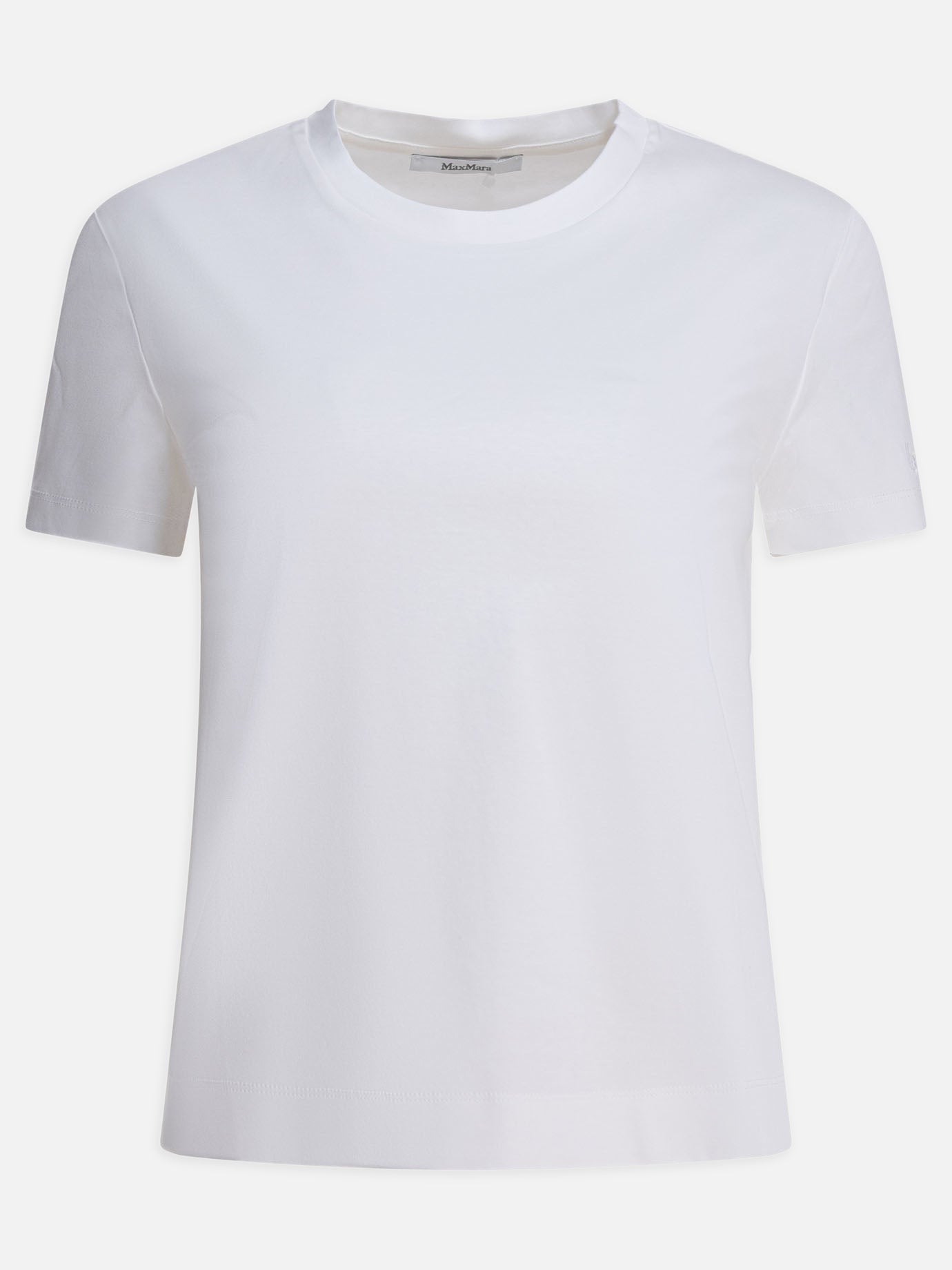 Crewneck t-shirts Logo  White - Max Mara Pure Women | PDP | VIETTI Online Store | thumbnail