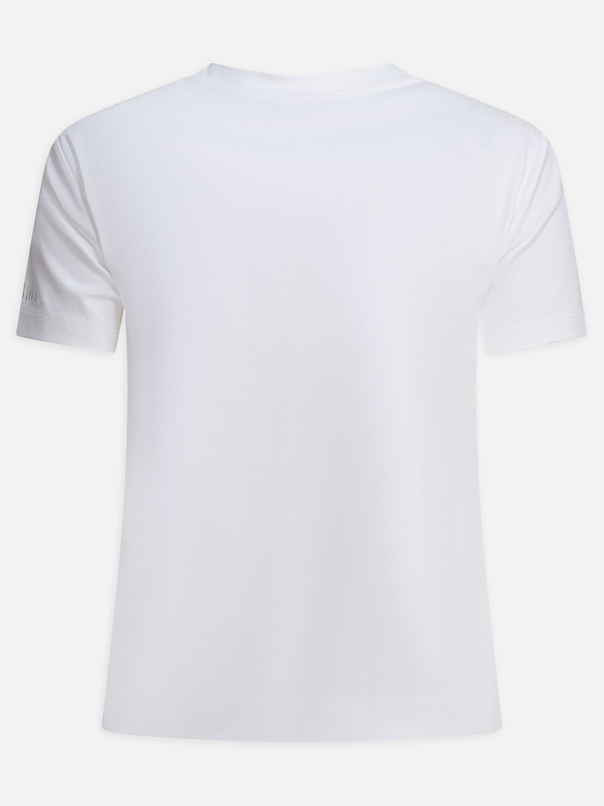 Max Mara Pure Short-sleeved cotton t-shirt White