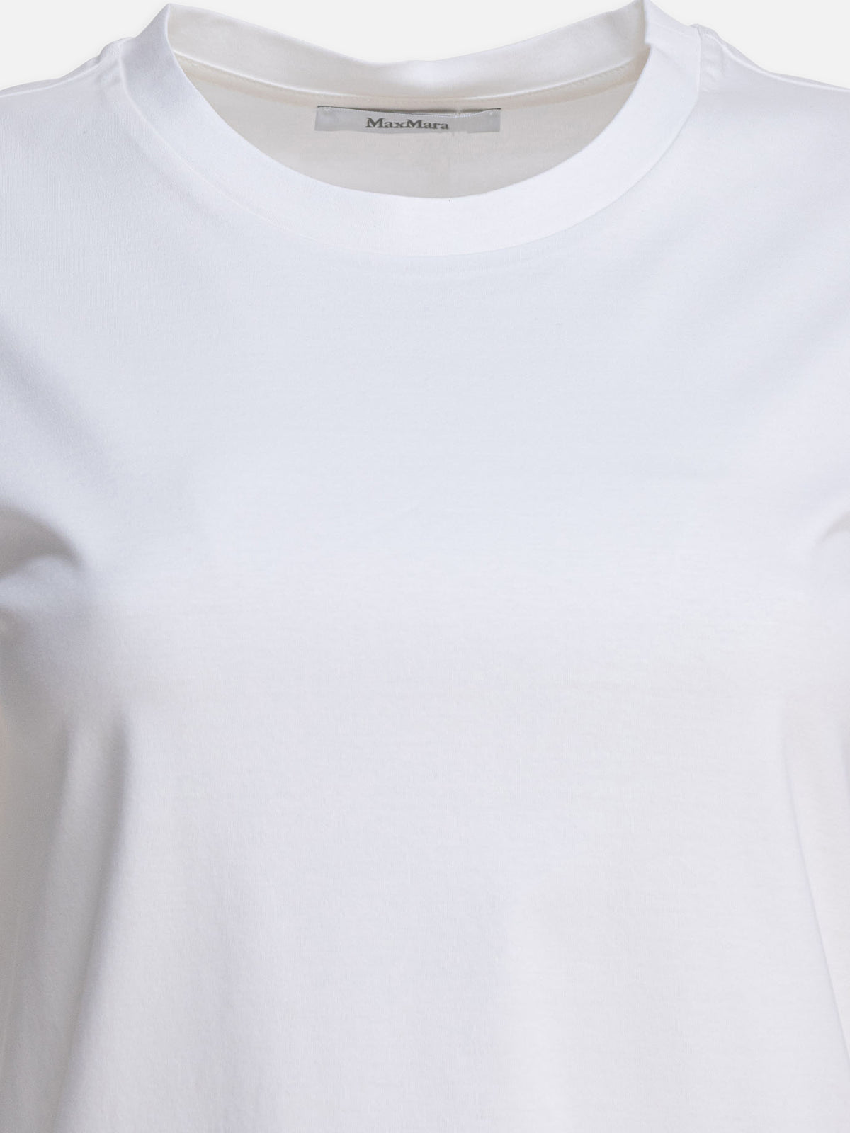 Max Mara Pure Short-sleeved cotton t-shirt White