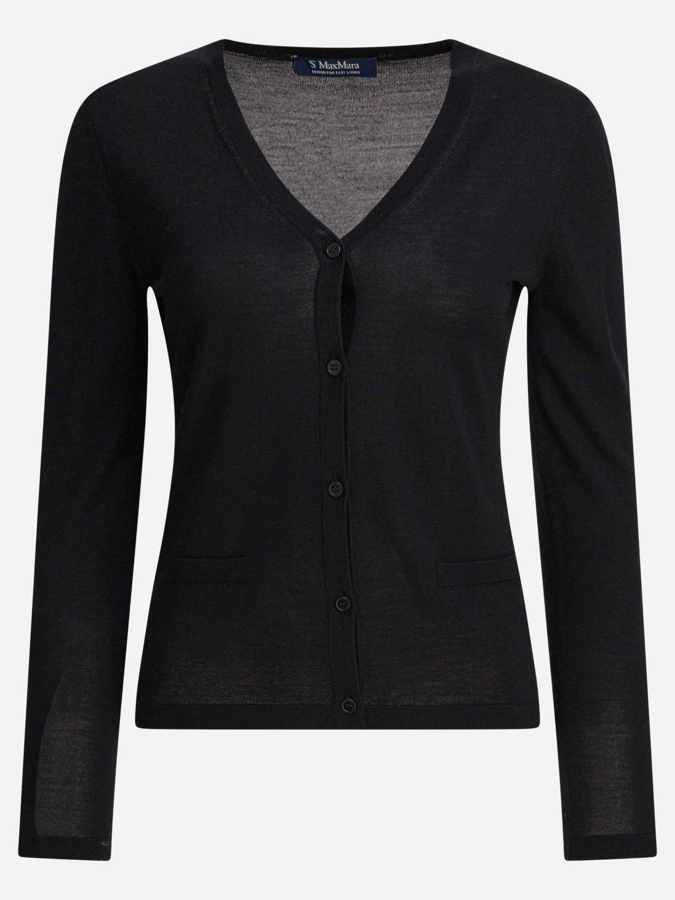 Cardigan Solid colour  Nero - Max Mara S Donna | PDP | VIETTI Online Store | thumbnail