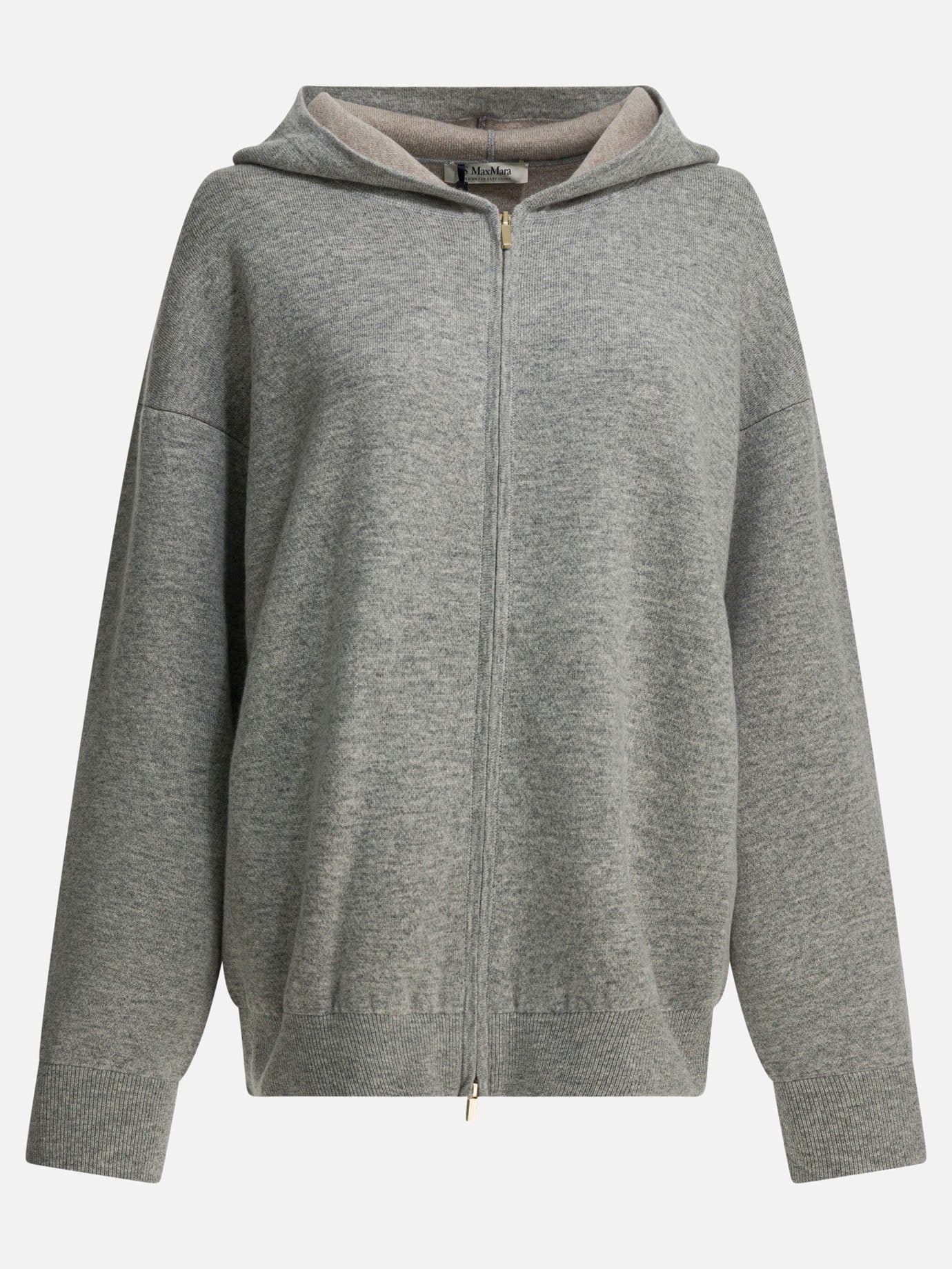 Zipped sweaters Solid colour  Grey - Max Mara S Women | PDP | VIETTI Online Store | Zoom-Modal
