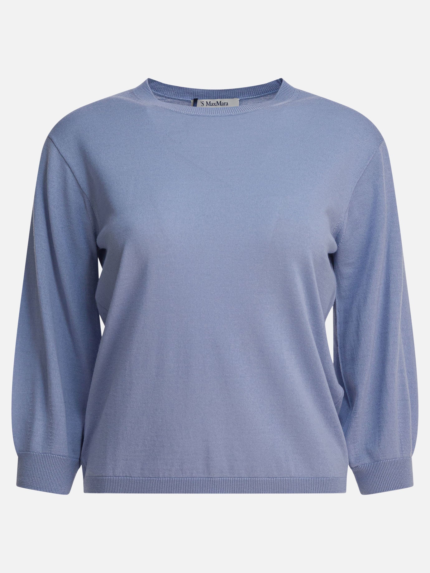 Crewneck sweaters Solid colour  Light blue - Max Mara S Women | PDP | VIETTI Online Store | Zoom-Modal
