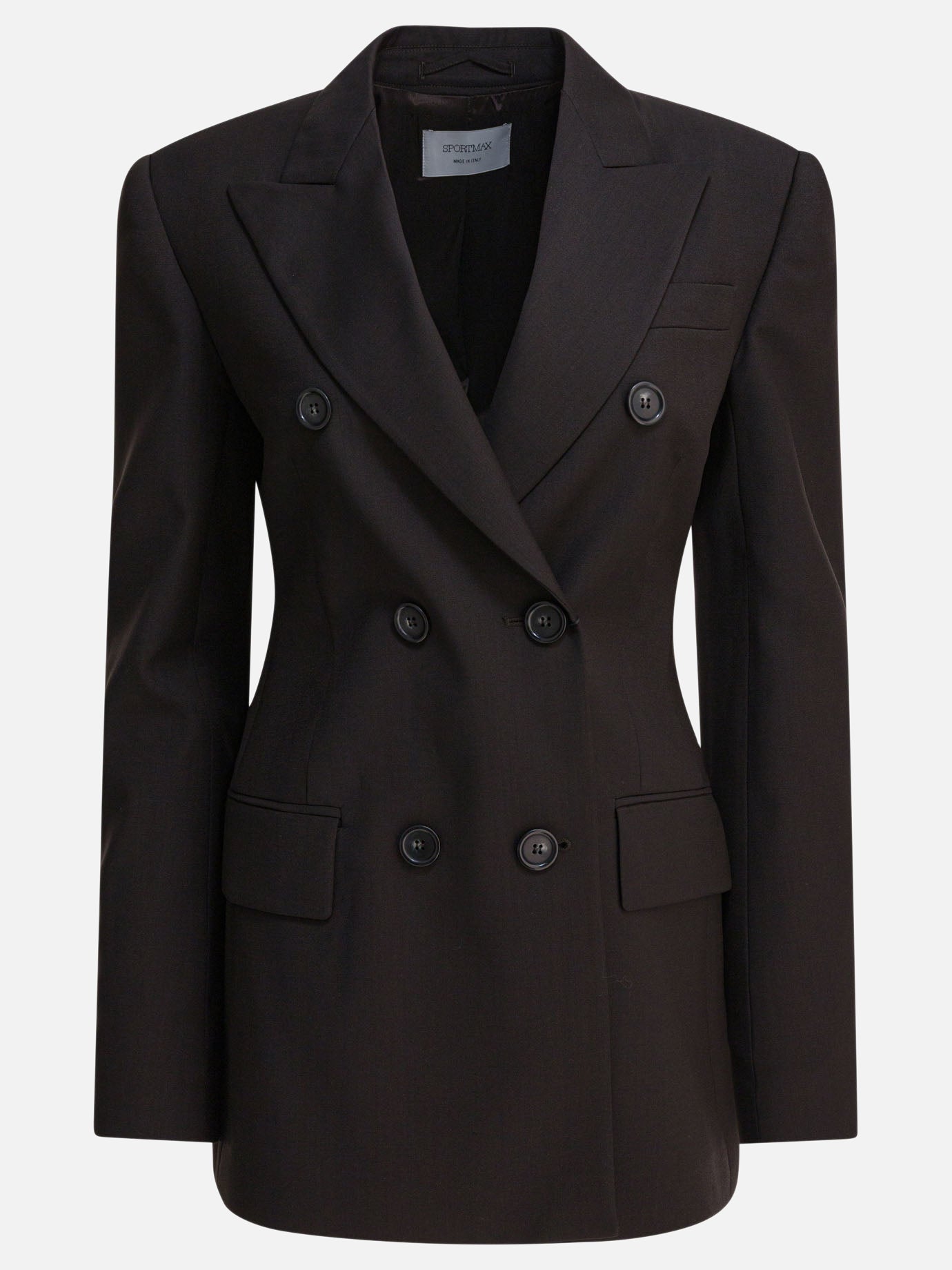 Blazer Solid colour  Marrone - Max Mara Sportmax Donna | PDP | VIETTI Online Store | thumbnail