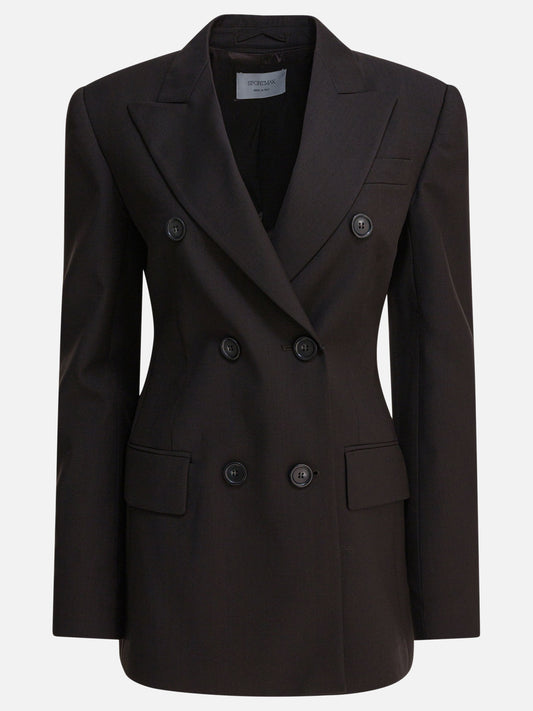 Blazer Solid colour  Marrone - Max Mara Sportmax Donna | VIETTI Online Store 

