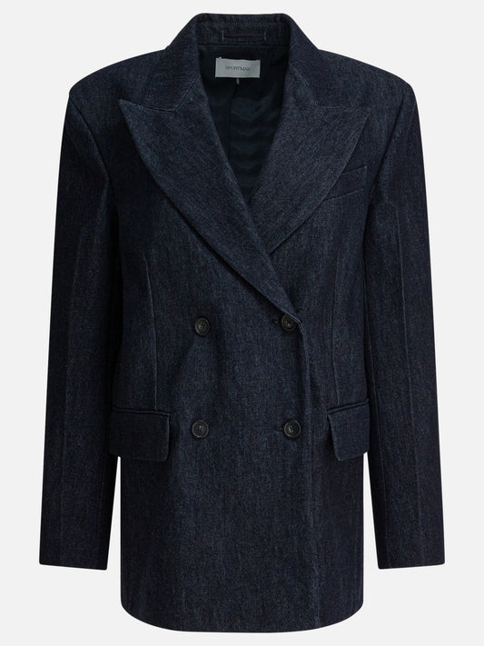 Blazers Solid colour  Blue - Max Mara Sportmax Women | PLP | VIETTI Online Store 
