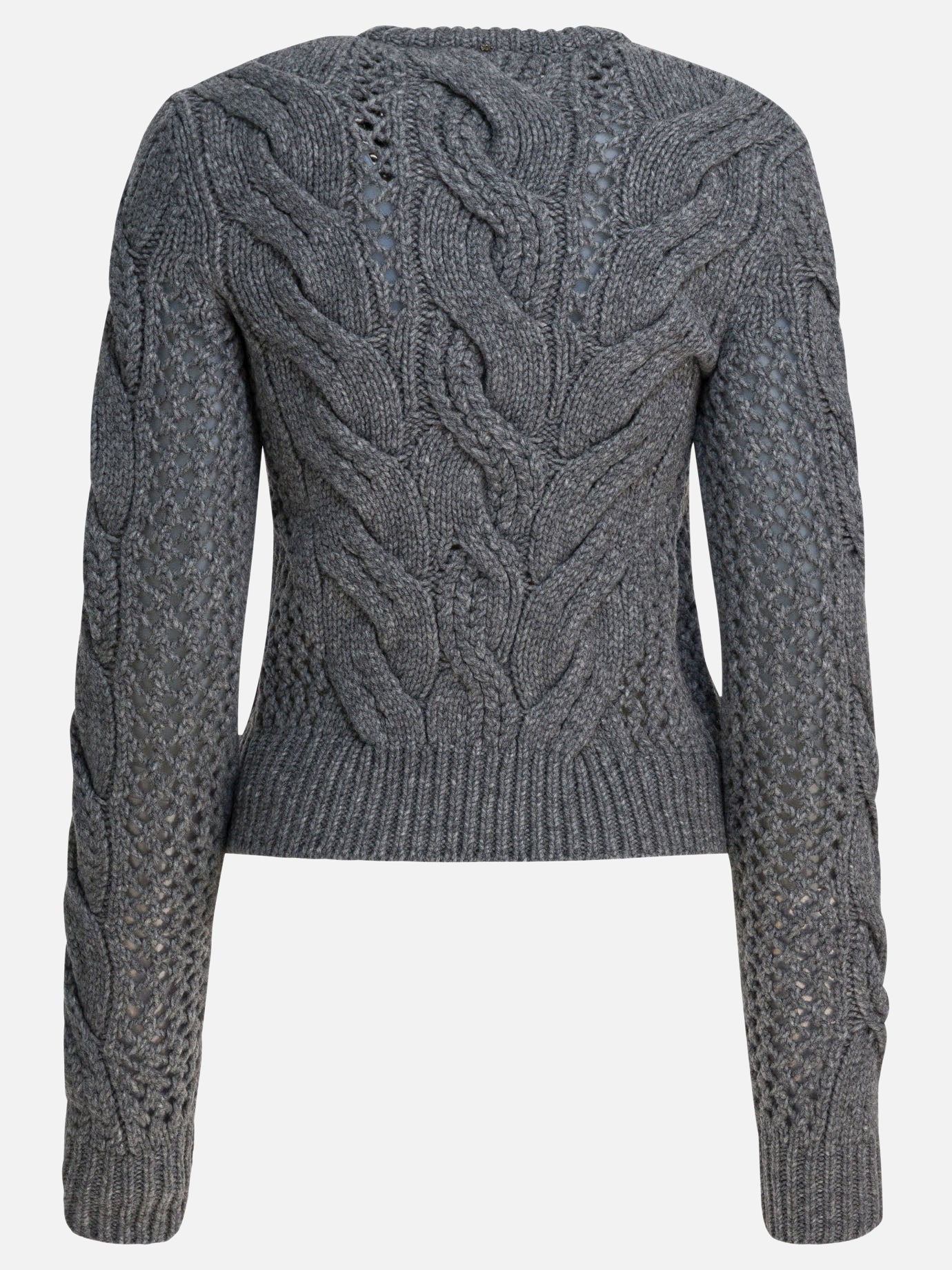 Maglioni girocollo Solid colour  Grigio - Max Mara Sportmax Donna | PDP | VIETTI Online Store | Zoom-Modal_2
