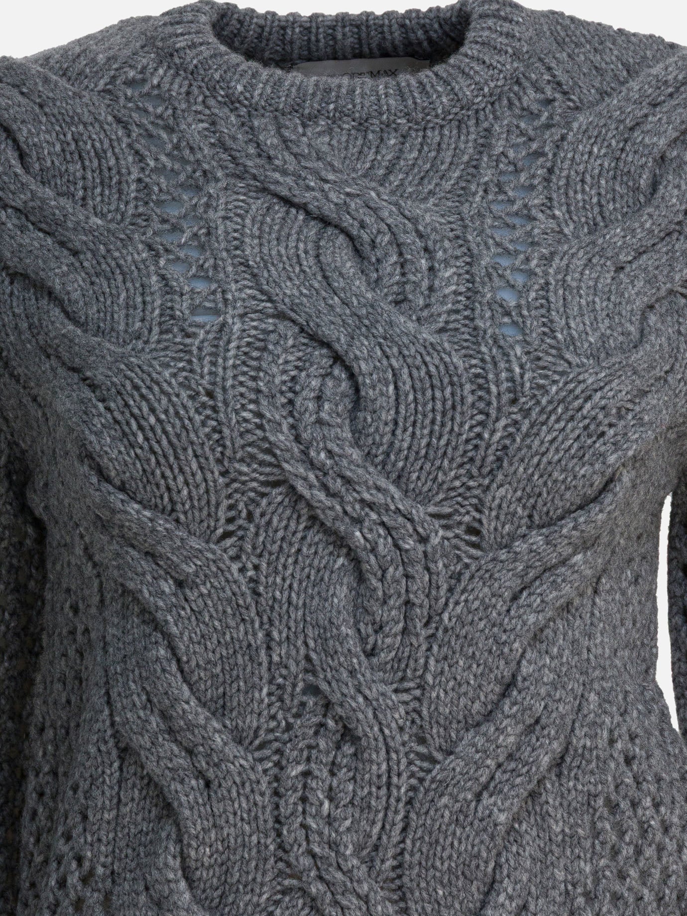 Maglioni girocollo Solid colour  Grigio - Max Mara Sportmax Donna | PDP | VIETTI Online Store | thumbnail_3