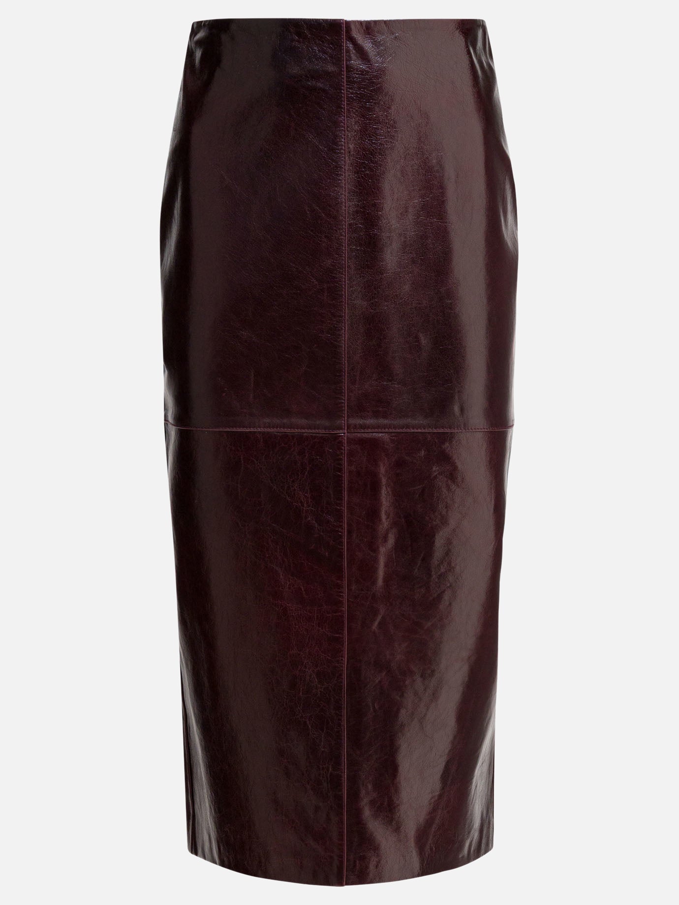 Gonne midi Solid colour  Bordeaux - Max Mara Sportmax Donna | PDP | VIETTI Online Store | Zoom-Modal
