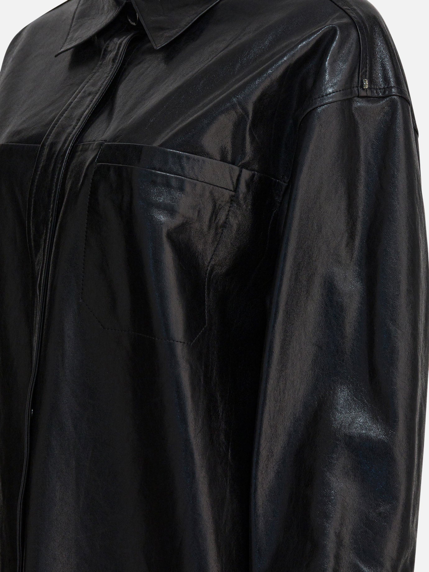 Casual shirts Solid colour  Black - Max Mara Sportmax Women | PDP | VIETTI Online Store | thumbnail_4