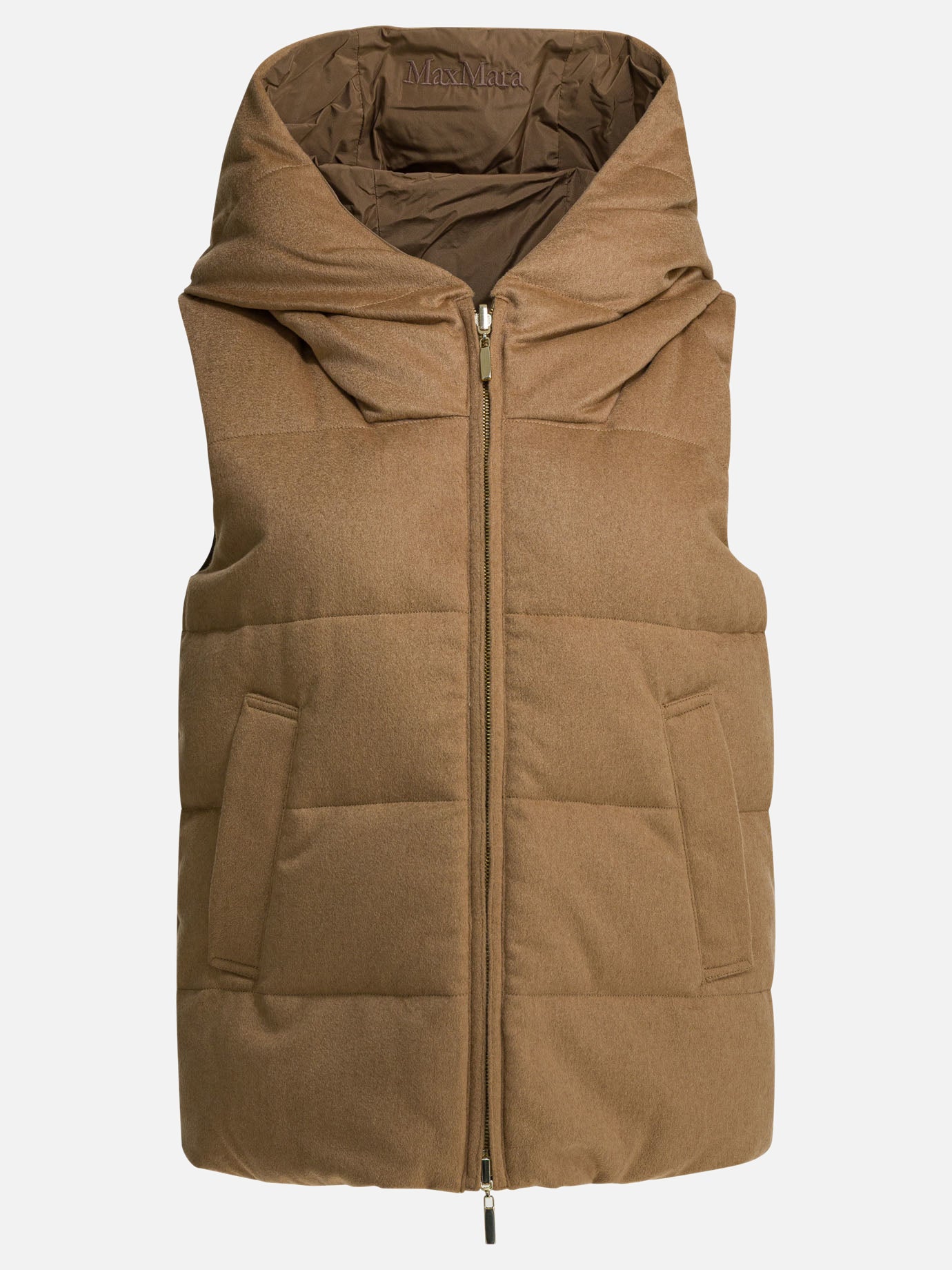Vest jackets Solid colour  Brown - Max Mara The Cube Women | PDP | VIETTI Online Store | Zoom-Modal
