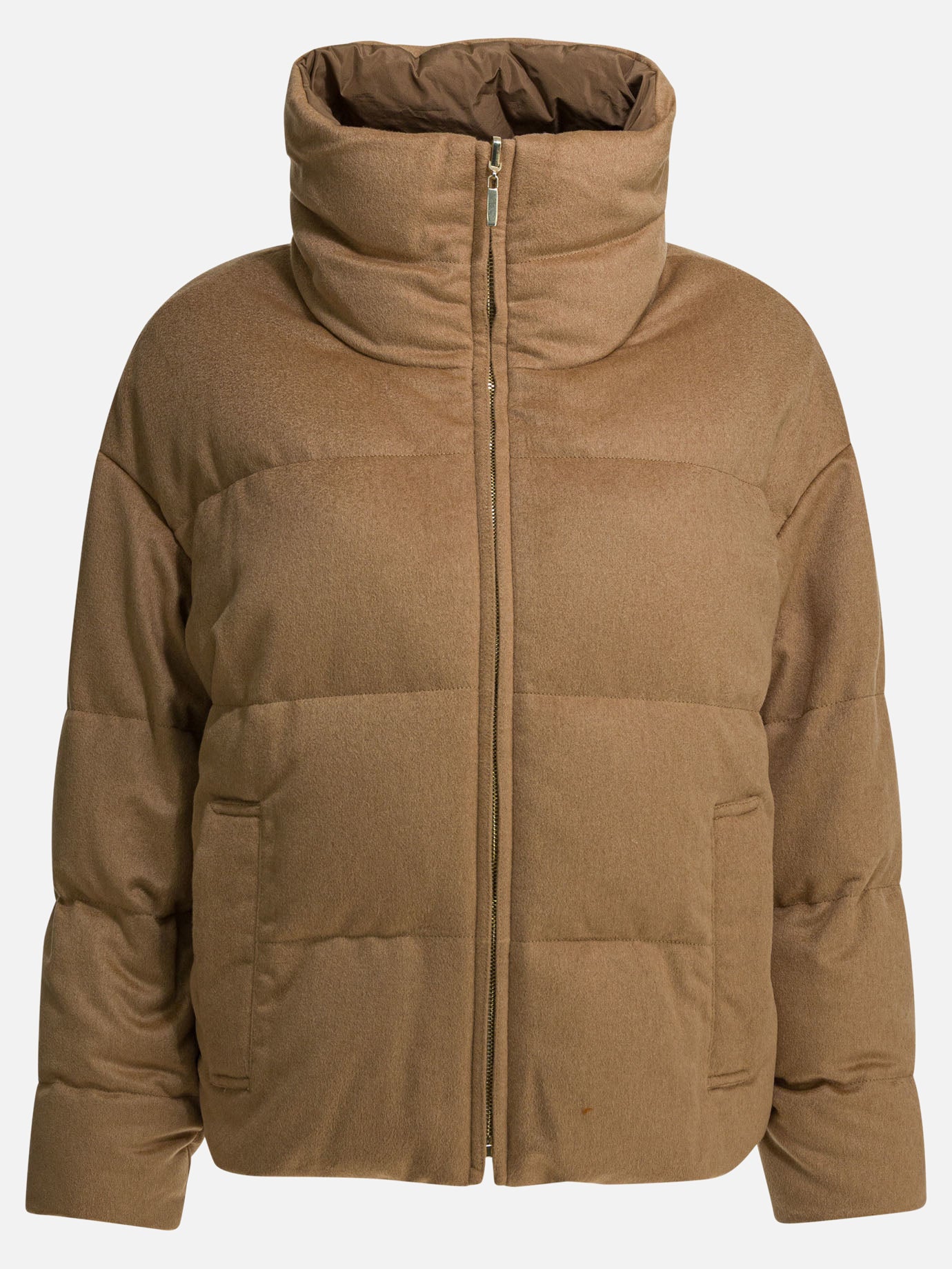 Down jackets Solid colour  Brown - Max Mara The Cube Women | PDP | VIETTI Online Store | thumbnail