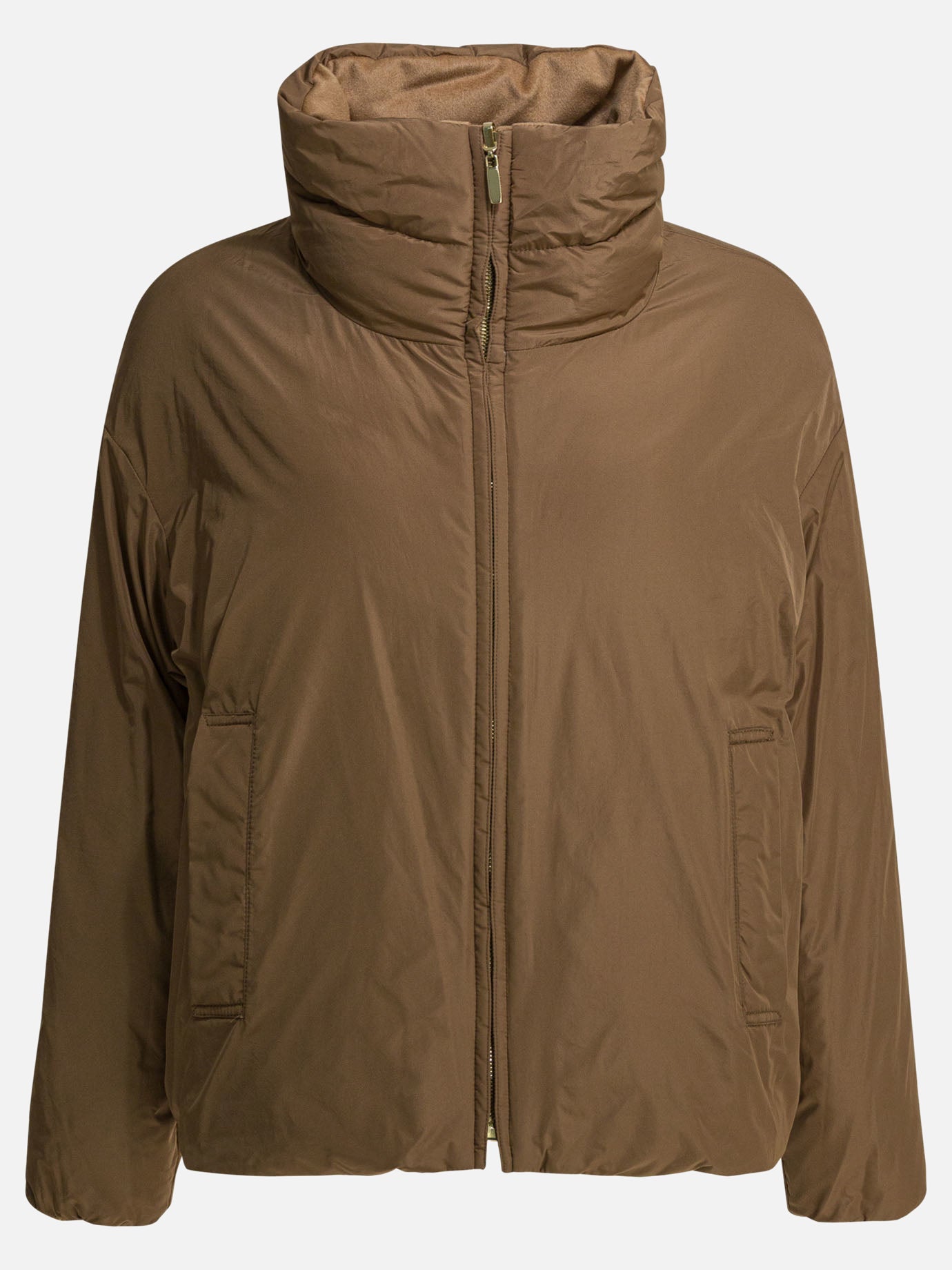 Down jackets Solid colour  Brown - Max Mara The Cube Women | PDP | VIETTI Online Store | Zoom-Modal_2
