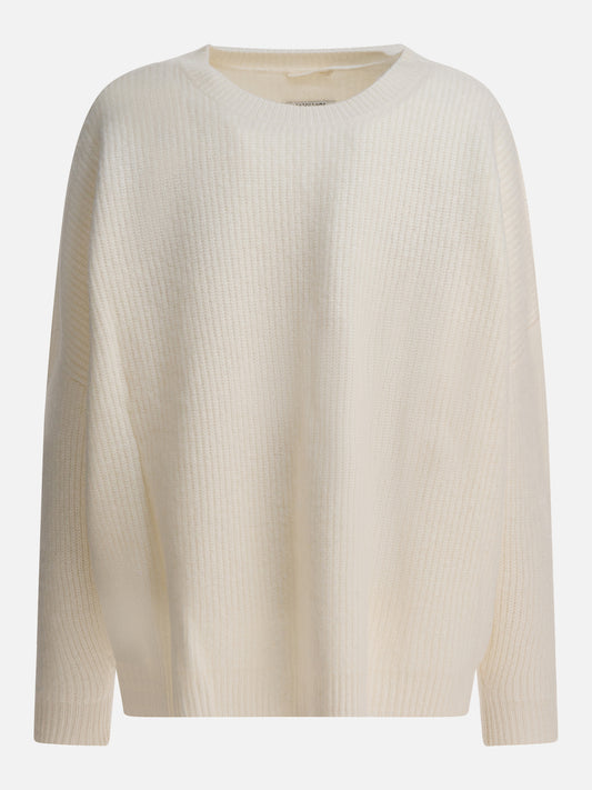 Max&Moi Cashmere blend crewneck sweater White

