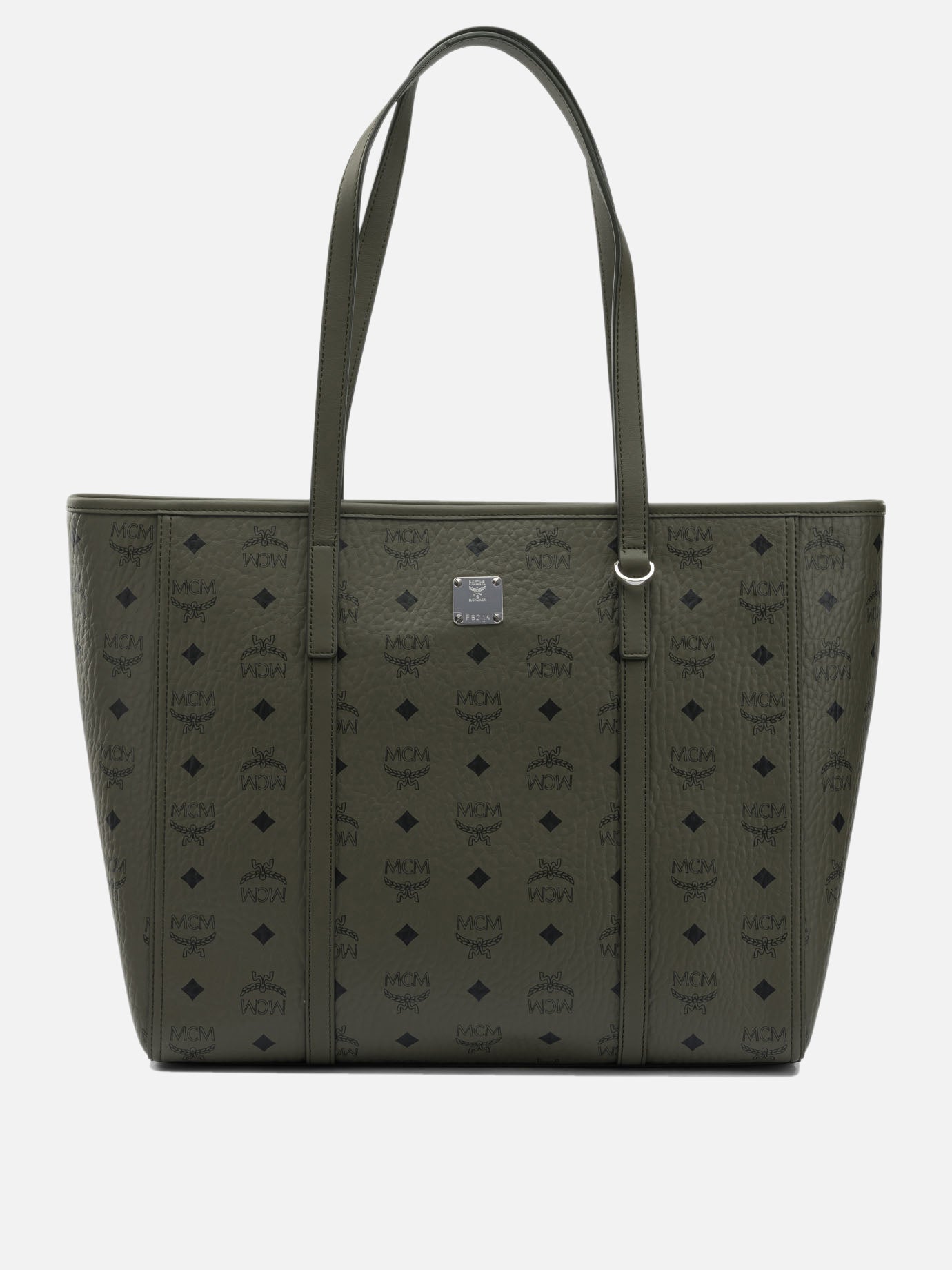 Borse grandi 63% polyurethane 20% polyester 17% cotton  Verde - Mcm Donna | PDP | VIETTI Online Store | Zoom-Modal

