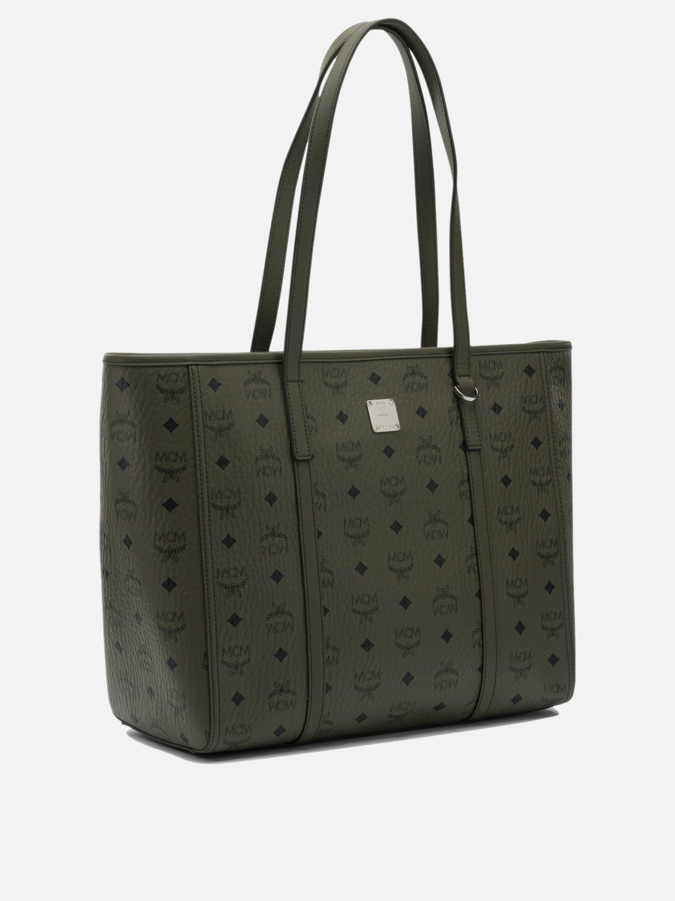Borse grandi 63% polyurethane 20% polyester 17% cotton  Verde - Mcm Donna | PDP | VIETTI Online Store | Zoom-Modal_2
